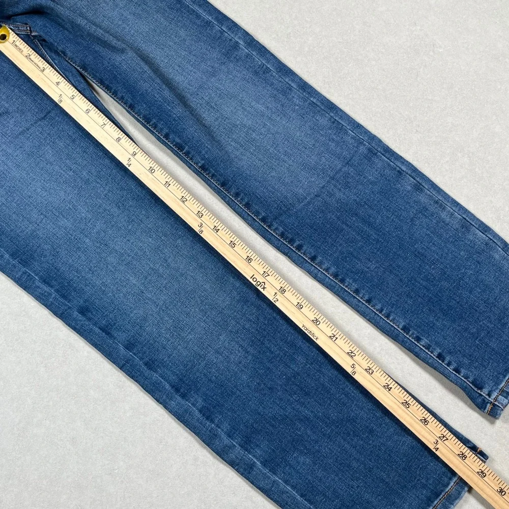 New Abercrombie Kids Straight Jean 13/14 Blue Medium Wash Adjustable Waist NWT